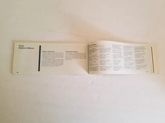 1971 Ford Owner's Manual 3