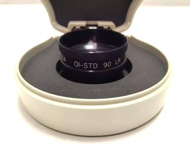 OPTOMETRY Ocular 90D MaxLight Standard OI-STD Lens Large Ring Ophthalmology W12