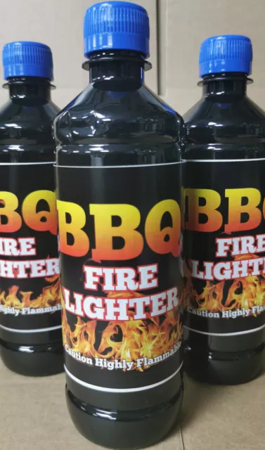 1 LTR BBQ Lighter Fluid Barbecue charcole Fire Lighting Fuel 1 Litre smokeless