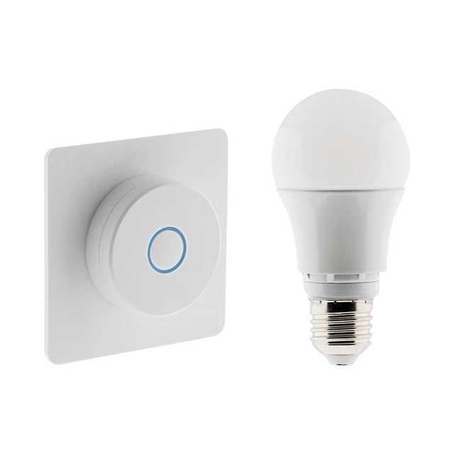 INTERRUPTEUR VARIATEUR AVEC ampoule LED connectée Bluetooth E27 9W — free download