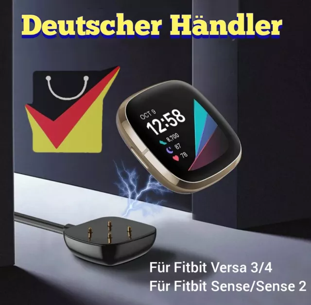 USB Ladekabel Für Fitbit Versa 3 / 4 / Sense /Sense 2 Watch Magnetisch Ladegerät