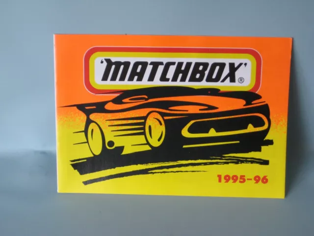 Matchbox 1995 USA Catalogue Rare Lesney Superfast 21cm Toy Model Display Leaflet