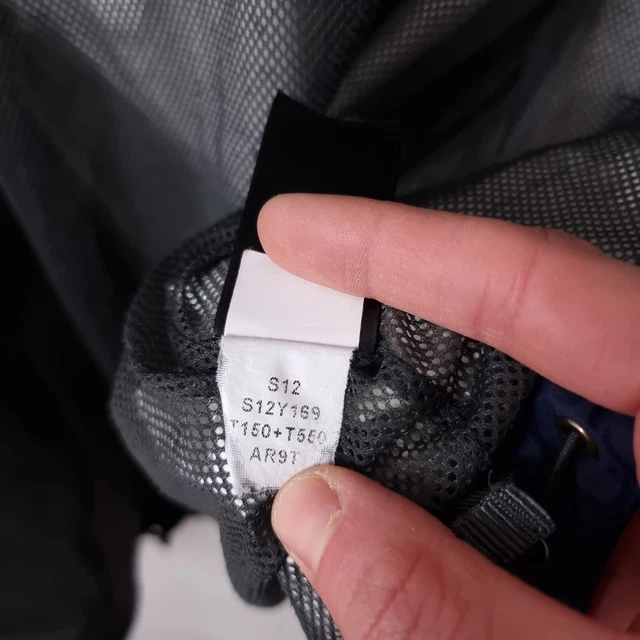 THE NORTH FACE RESOLVE Giacca antipioggia impermeabile con guscio da uomo S con cappuccio piccolo 22
