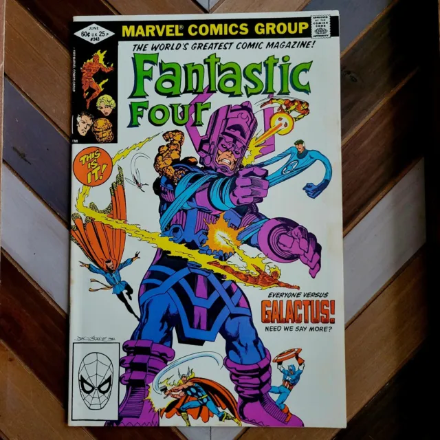 Fantastic Four #248 FN/VF (Marvel 1982) "EVERYONE vs GALACTUS" ft The AVENGERS