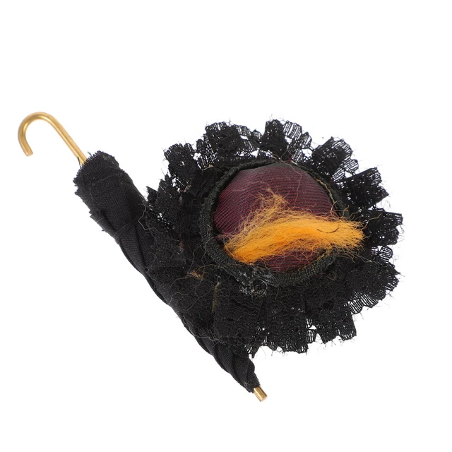 Mini Chapeau Parapluie Petits Parapluies Maison Ornements Noirs Casquettes