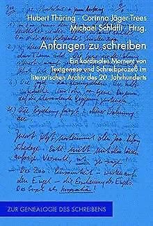 Anfangen zu schreiben: Ein kardinales Moment von Te... | Buch | Zustand sehr gut