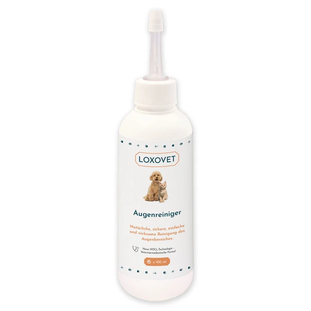 Loxovet Occhio 100 ML - per Cani, Gatti E Tutti Animali Domestici Antisettico