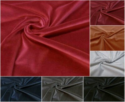 BLU Tessuto velluto Bielastico velvet abbigliamento prezzo vendita riferito a cm50 