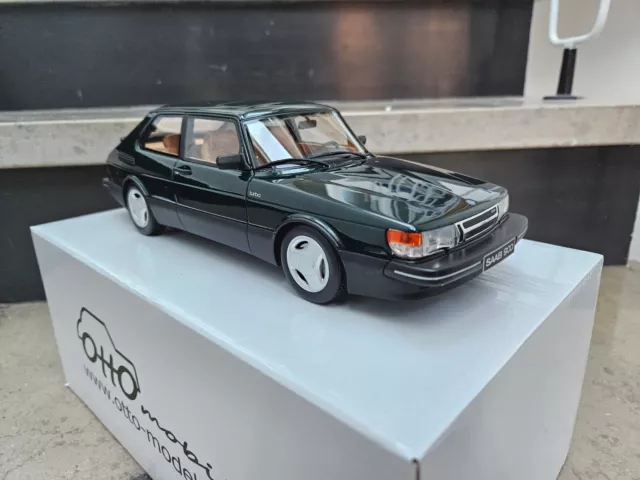 Saab 900 Turbo 16V Aero Mk1 grün / scarab green OT308  Otto mobile 1:18 OVP 2