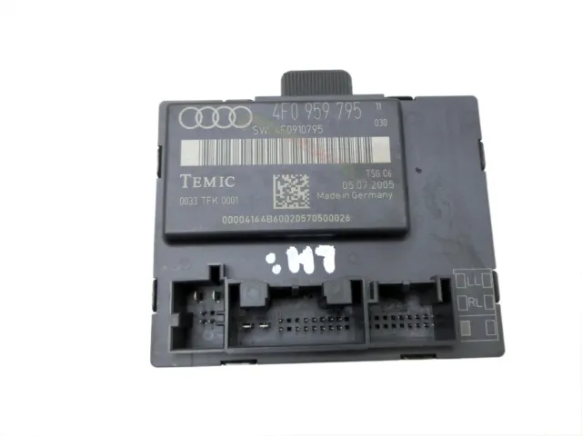 Appareil de commande ECU module Unité porte GA AR pour Audi A6 4F C6 04-08