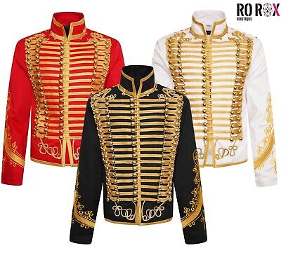 Ro Rox Adam Jacket Men's Military Marching Band Drummer Music Festival Parade