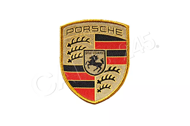 Original PORSCHE Wappen Aufnäher, 53 x 65 mm Aus Polyester WAP10706714