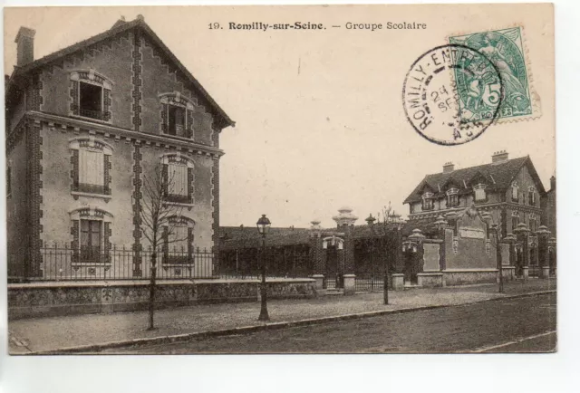 ROMILLY SUR SEINE - Aube - CPA 10 - groupe scolaire