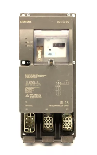 Siemens EM 300 DS 3RK1300-0HS01-0AA0  3RV1011-0HA10 Schutzschalter