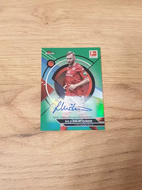 Topps Bundesliga Finest 2022/23 Silvan Widmer Autograph /50