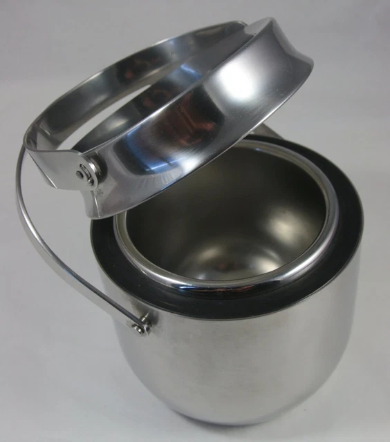 Alessi Stainless Steel Ice Bucket Carlo Mazzeri