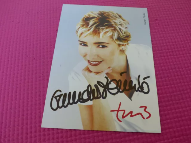 GUNDIS ZAMBO Autogramm signiert auf 10x15 cm SONJA Autogrammkarte