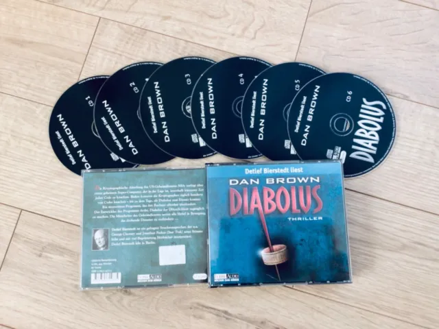 🖤 Hörbuch 🖤 Thriller 🖤 von Dan Brown 🖤 DIABOLUS 🖤 auf 6 CD‘s 🖤