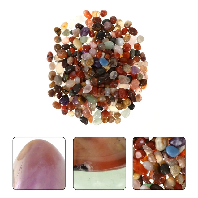 Zen Pebbles - Pietre Decorative Naturali Per Acquario E Terrario, 500g, Misura 5-7 Cm