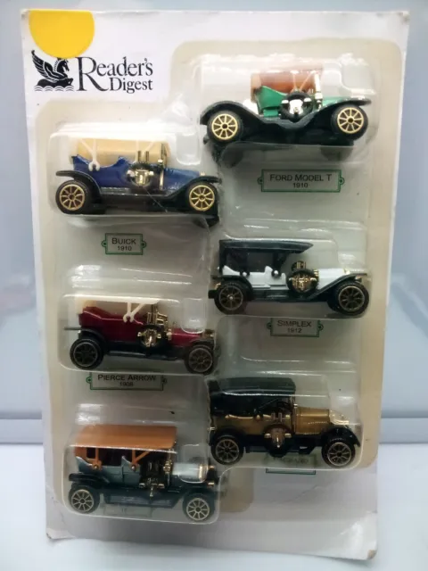 RD High Speed ??? - Vintage Car Miniatures - Old Timers Set - Model Cars x6
