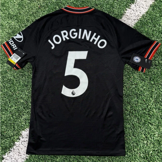 CAMISETA DE FÚTBOL Nike Chelsea 3rd 2019/20 Jorginho #5 nueva con