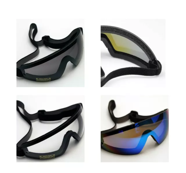 NEW- SORZ SkyDiving Parachute Freefall Goggles |100% UV400 ShatterProof Lenses