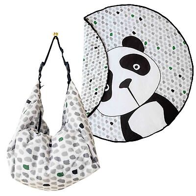Play Pouch - Bebe Panda - Baby Wet/Dry Travel Play Mat Storage Bag - 120cm