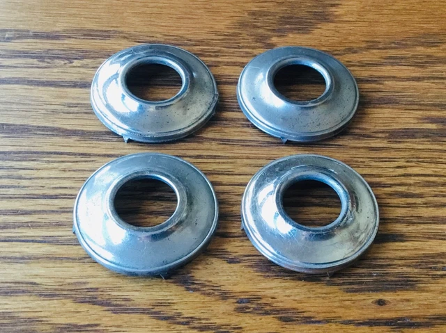1920s 1930s DOOR HANDLE ESCUTCHEONS vtg interior trim