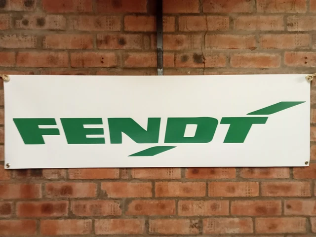 FENDT TRACTOR  large pvc WORK SHOP BANNER garage   show banner