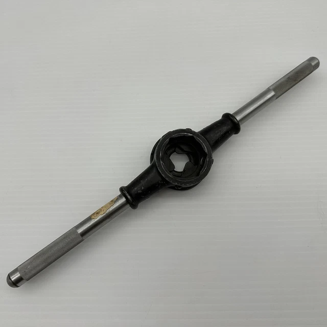 Vintage Craftsman USA 1-7/16" Hex Die Handle Holder w/Adj Guide No. 9-52181 14"