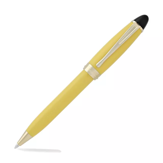 Aurora Ipsilon Resin Ballpoint Pen - Yellow - New in Box B31Y