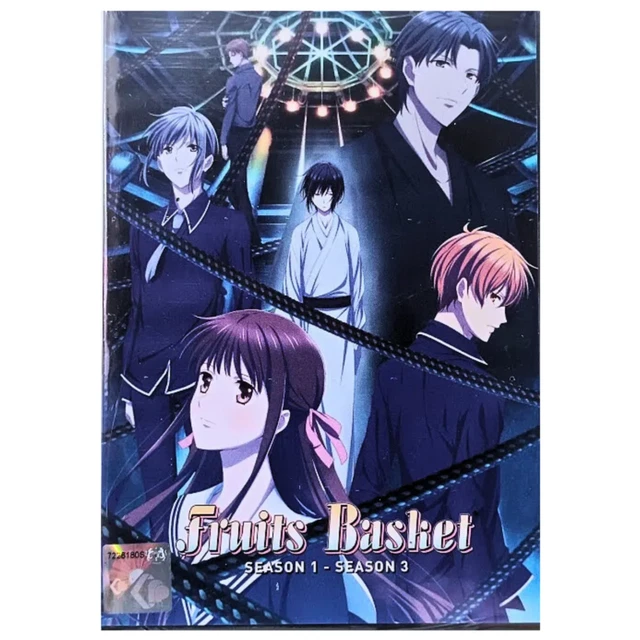 Dvd Fruits Basket English Dub Anime DVD Fruits Basket Season 1-3