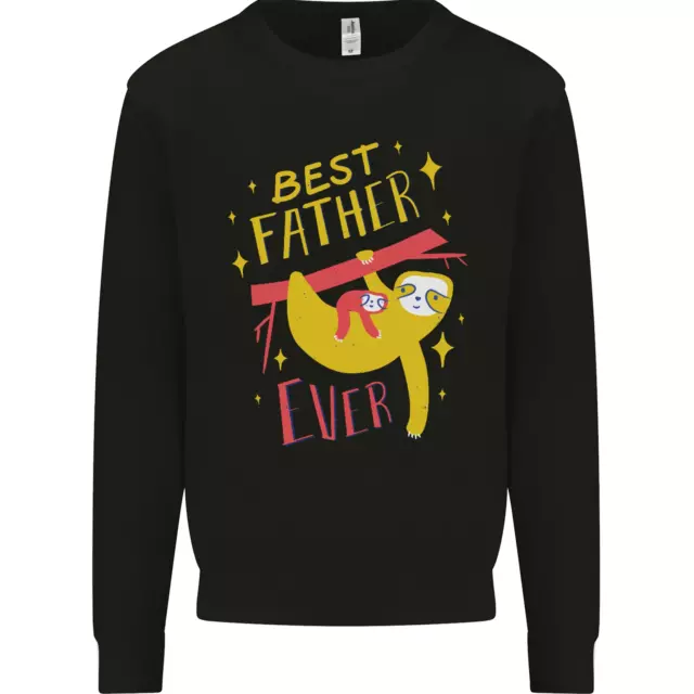 Fathers Day Funny Sloth Dad Daddy Papa Mens Sweatshirt Jumper