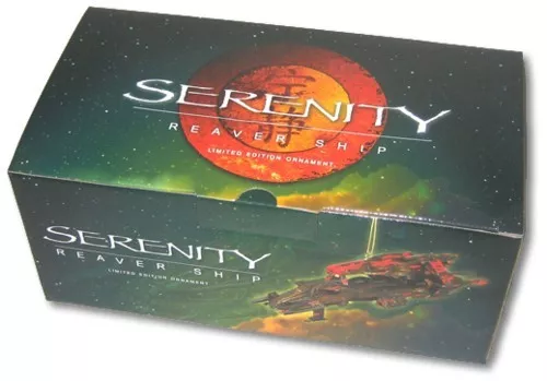 SERENITY FIREFLY TV Series Statue - Ornament - REAVER Ship (Mint New in box) 3