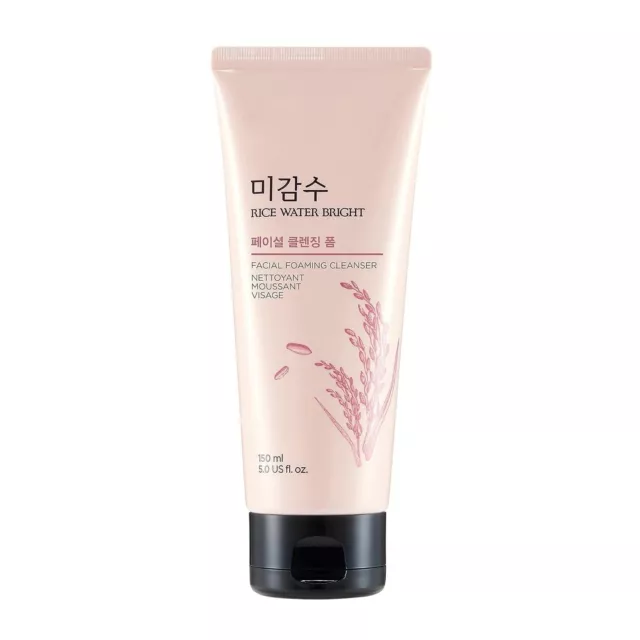 The Face Shop Mousse nettoyante brillante à l'eau de riz 150 ml | Nettoyant...