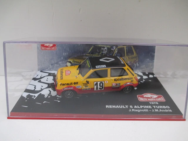Spark S6030 RENAULT 5 Alpine Gr2 N°19 Rallye Monte Carlo 1978 Ragnotti 1/43
