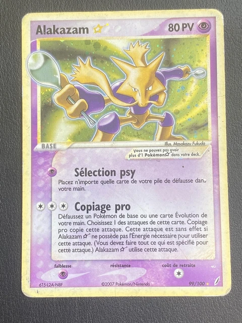 Carte Pokemon Fr Ex Gardiens De Cristal - Alakazam Star 99/100 - Ultra Rare