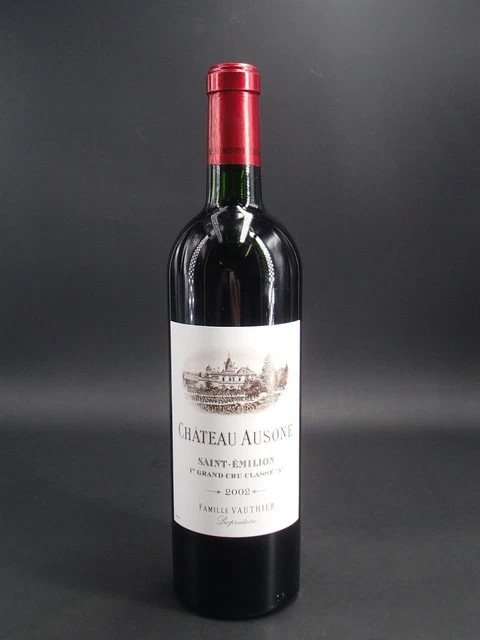 1 Bouteille Chateau Ausone Millesime 2002 Premier Grand Cru Saint Emilion