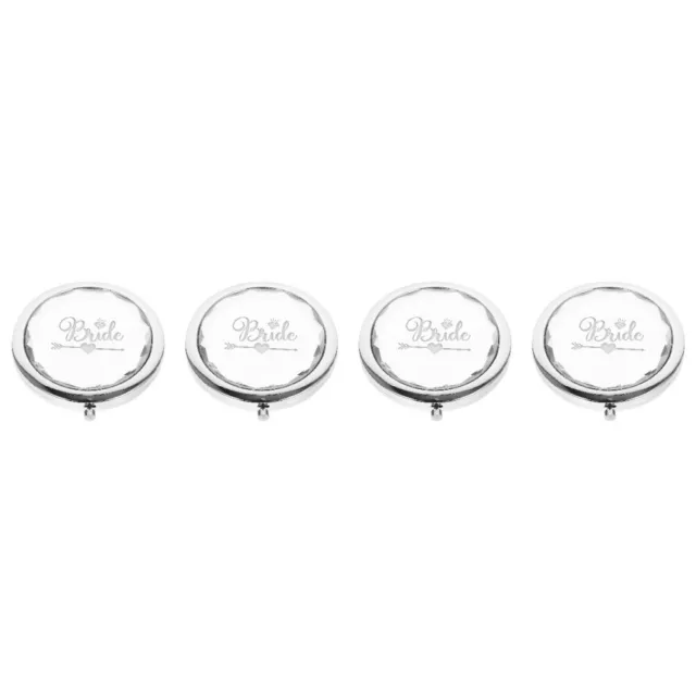 4pcs Makeup Mirror Pocket Mirror Makeup Mirror Bride Mirror Bride Gift Wedding