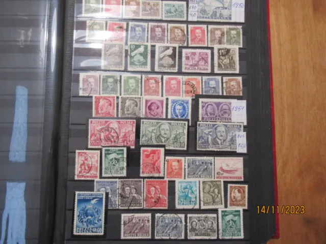 Briefmarken aus Polen,1 Seite