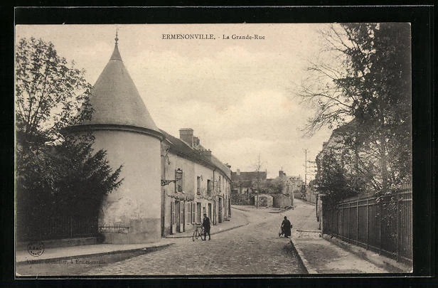 CPA Ermenonville, La Grande-Rue