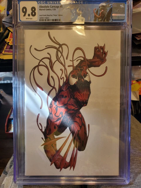 Marvel Absolute Carnage #5 LCSD Virgin Variant CGC 9.8