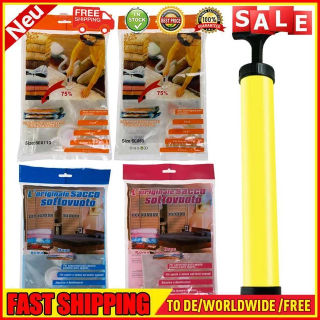 Air Vacuum Compressed Organizer borse Space Saver memoria Seal Bag
