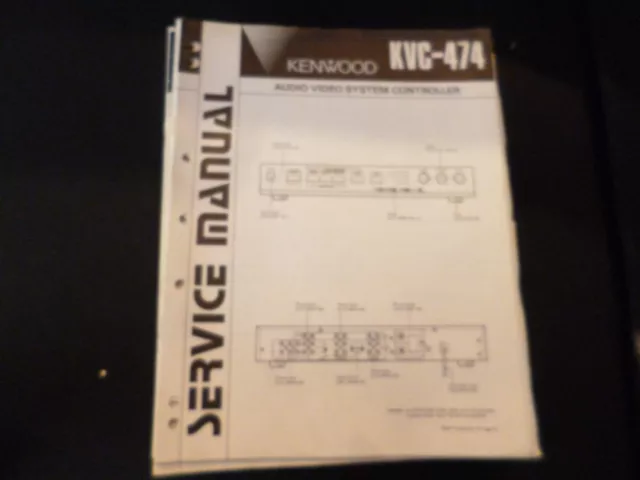 Original Service Manual Schaltplan Kenwood KVC-474