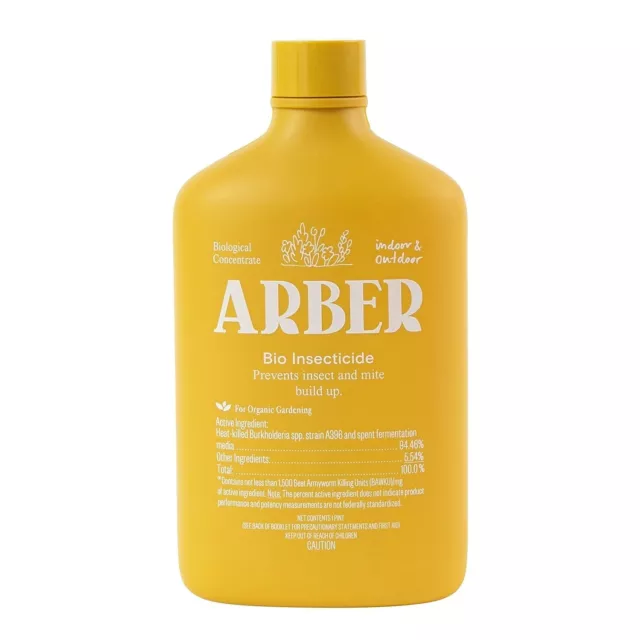 NEW ARBER Bio Insecticide - Organic Plant Insect / Mite Control 8oz Concentrate