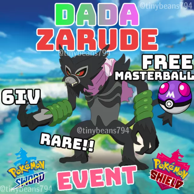 Get FREE Dada Zarude NOW in Pokemon Sword and Shield 