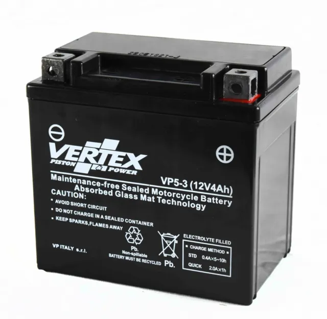 Vertex Battery For Beta RR 300 2T Racing 2014