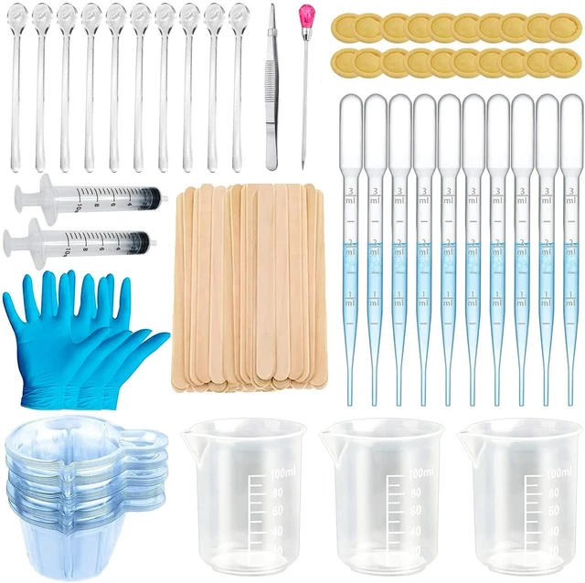 ZUZGO Epoxidharz Zubehör Set Anfänger Resin Harz Gießen Silikonformen DIY mit Me