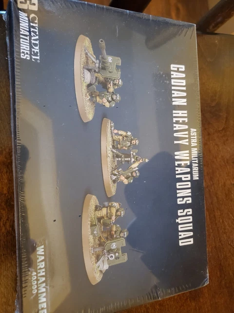 thumbnail image 2 of Astra Militarum Cadian Heavy Weapon Squad – Warhammer 40k, New On Sprue, Games Workshop 2 of 5