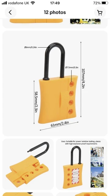 Lockout Hasp box da 10 nuovo